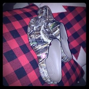Camo Croc clogs